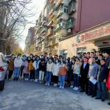 天津城建大学师生参观365电子游戏智慧养老服务中心